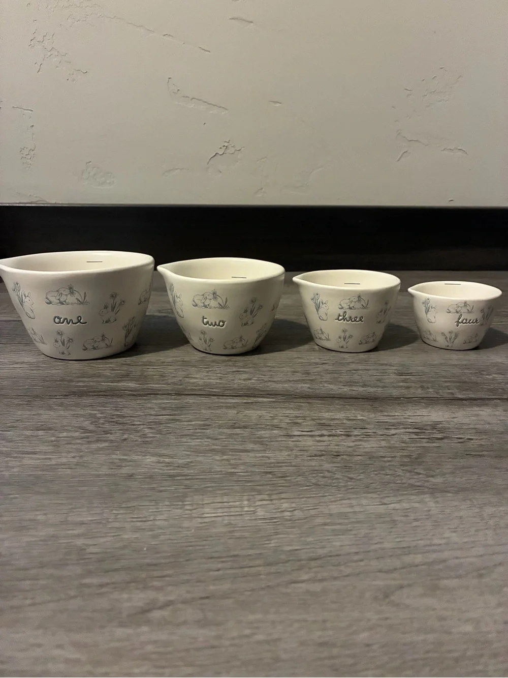 Rae Dunn bunny measuring cups